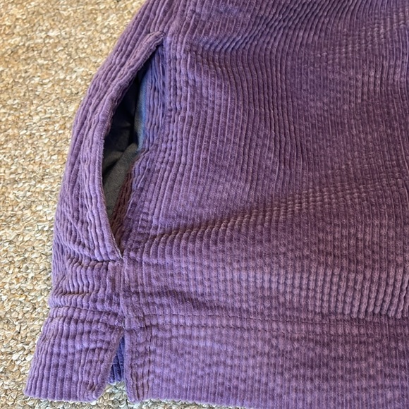 L.L. Bean Women’s Purple Wide Wale Corduroy Shirt Jacket Plus Size 3X - Picture 5 of 12